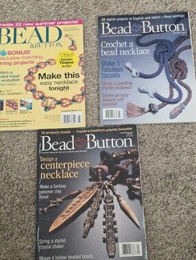 Bead & Button Magazine Lot — Craft Jewelry Project Covers